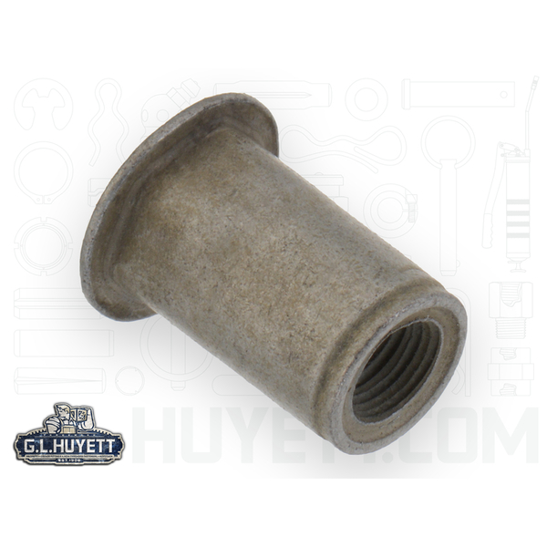 Avk Rivet Nut, M6-1.00 Thread Size, 120.96 mm Flange Dia., 14.86 mm L, Brass BTI-AHB9T-610-4.2/B